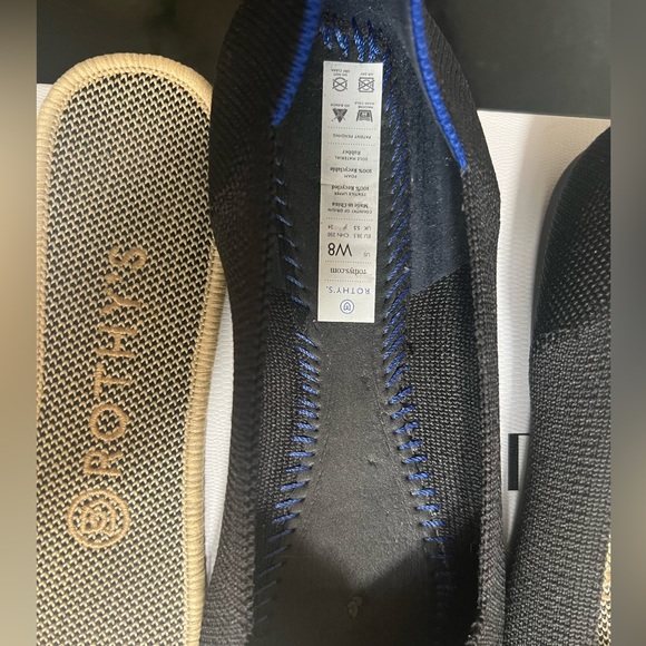 Rothy’s - Licorice (labeled size 8 - more of 7.5) - Picture 4 of 4